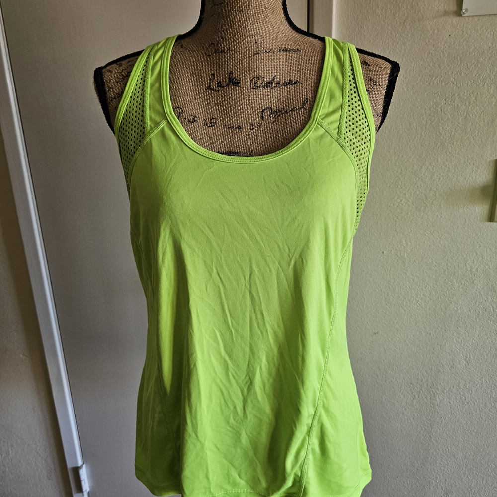 Xersion Neon Green Women's Tank Top